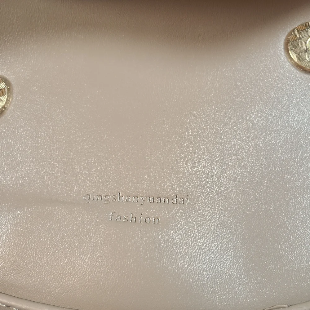 Kinganrun Elegant Taupe Crossbody Shoulder Bag NWOT 2 Straps 8.3x5.1x3.1 Inches - Picture 2 of 7